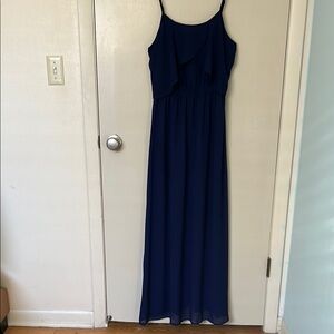 Navy Blue Maxi Dress